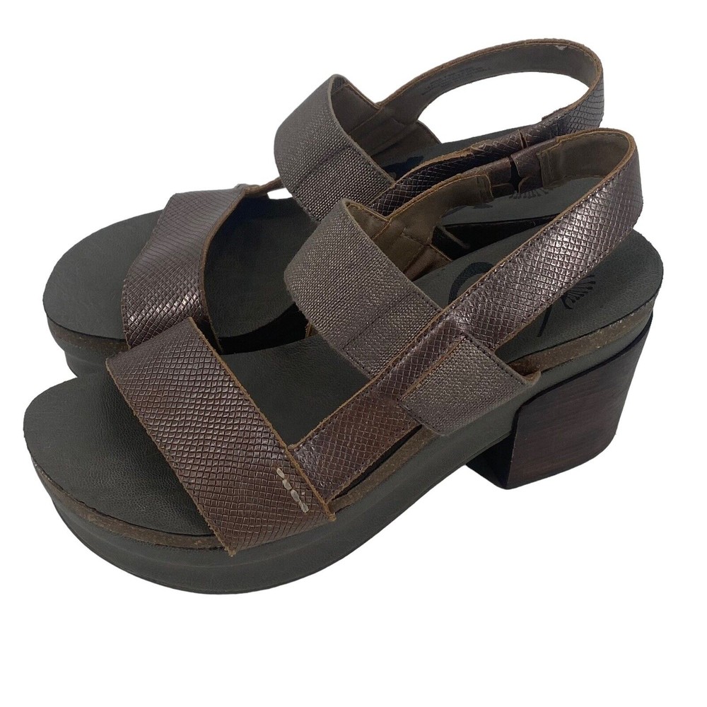 OTBT Women’s Size 7.5 Indio Copper Brown Tan Bohemian Platform Sandals